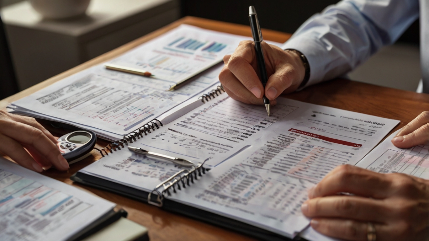 Finanzexperten bei der Arbeit
